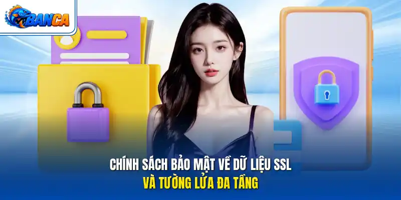 Chính sách bảo mật về dữ liệu SSL và tường lửa đa tầng